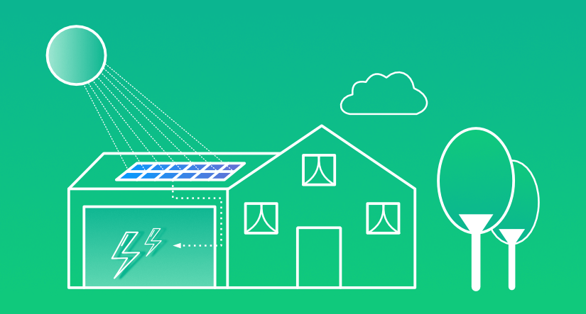 solar panels in the home