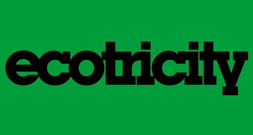 ecotricity logo green backdrop