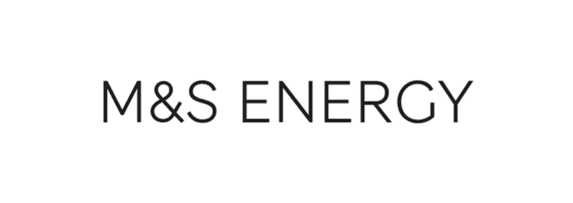 M&S Energy logo white background
