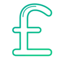 british pound outline