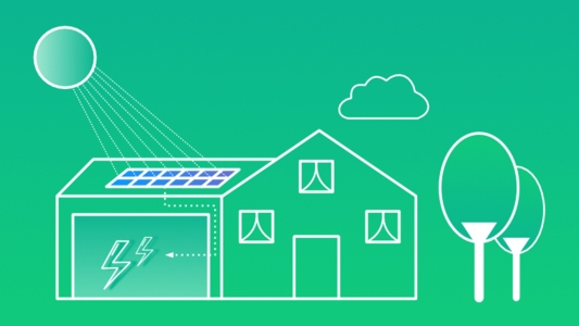 solar panels in the home